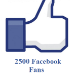 2500 facebook fans