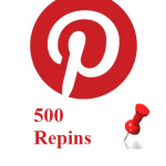 500 Pinterest Repins