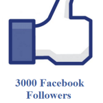 3000 facebook followers