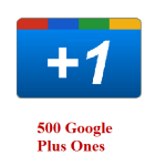 500 google+ ones