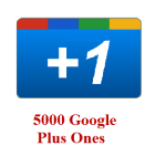 5000 google+ ones