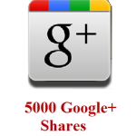 5000 google+ shares